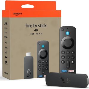 Amazon Fire TV Stick 4K (Newest gen), supports Wi-Fi 6, Dolby Vision/Atmos, HDR10+